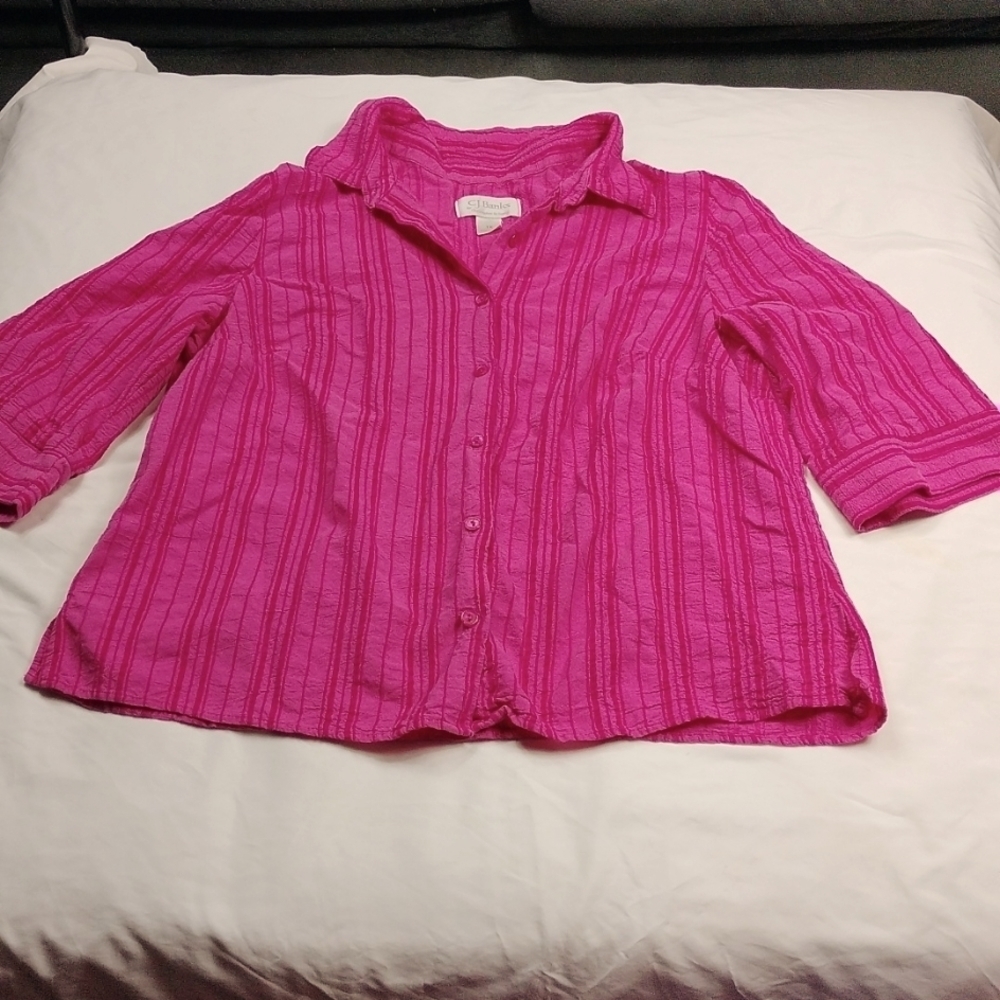 CJ Banks by Christopher &  Banks womens 1X blouse